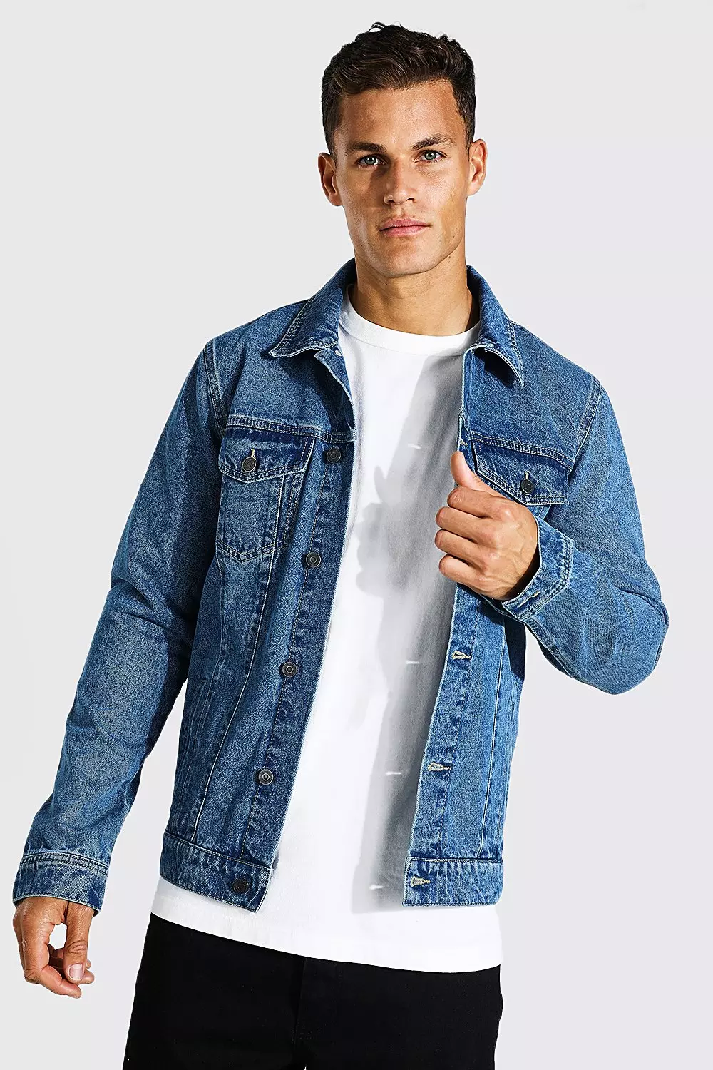 Denim hot sale jacket tall